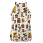 Baha Ranch Vintage Cowgirl Collage Western Tank Top - Qu!rk Boutique