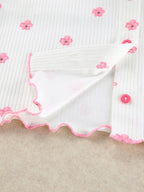 In Bloom Ribbed Lounge Set - Qu!rk Boutique