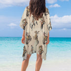 Baha Ranch Vintage Cowgirl Duster Kimono Coverup - Qu!rk Boutique