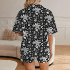 Baha Ranch Rhinestone Cowgirl Pajama Set Made in America - Qu!rk Boutique