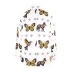 Baha Ranch Colores de Mexico Mexican Talavera Floral Animals Blazer in White - Qu!rk Boutique