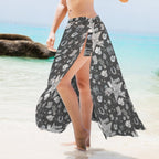 Baha Ranch Rhinestone Cowgirl Beach Swim Skirt Coverup - Qu!rk Boutique