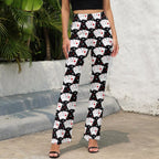 Baha Ranch Vegas Casino Gambling Flare Pants - Qu!rk Boutique