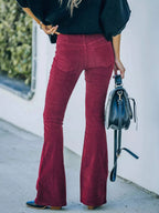 Corduroy Flare Pants - Qu!rk Boutique