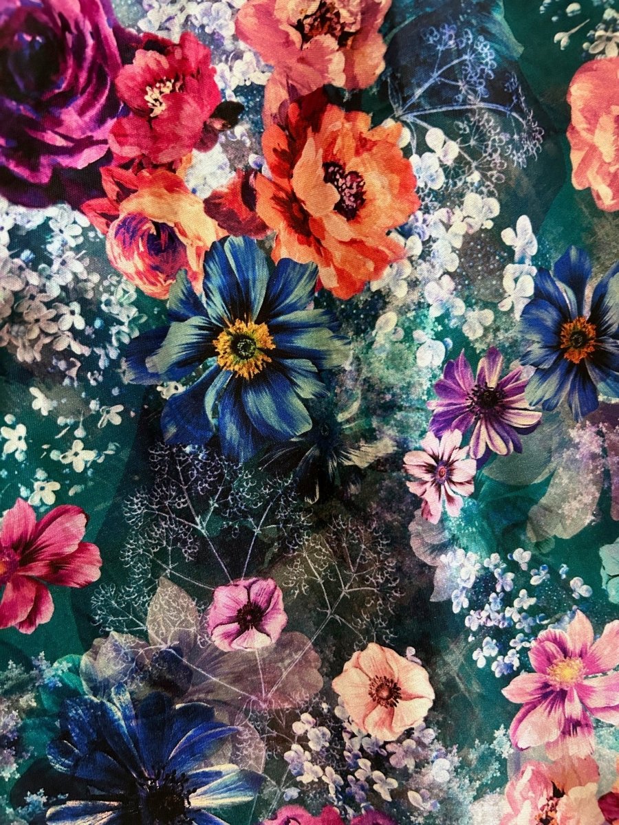 Moody Floral Vintage Dress - Qu!rk Boutique