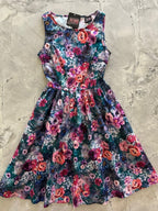 Moody Floral Vintage Dress - Qu!rk Boutique