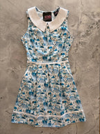 Santorini Collared Dress - Qu!rk Boutique