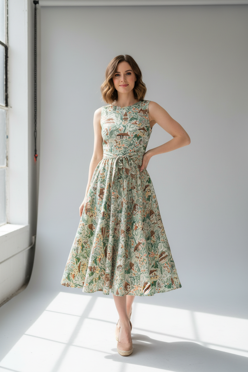 Cottage Tales Midi Dress