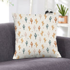 Cactus Velvety Soft Throw Pillow Case Made in America - Qu!rk Boutique