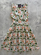 Woodland Vintage Dress in Cream - Qu!rk Boutique