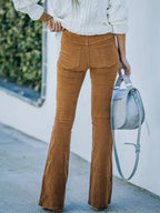 Corduroy Flare Pants - Qu!rk Boutique