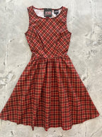 Plaid Vintage Dress - Qu!rk Boutique