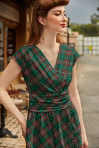 Plaid Greta Dress - Qu!rk Boutique