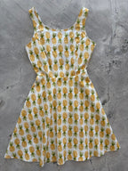Pineapple Skater Dress - Qu!rk Boutique