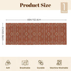 Baha Ranch Brown Aztec Body Pillow Cover Made in America - Qu!rk Boutique