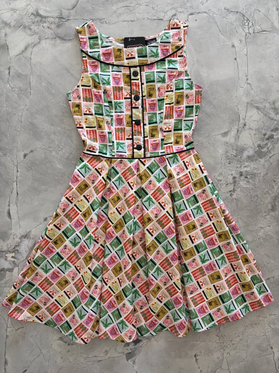 Elizabeth Dress in Paradise - Qu!rk Boutique