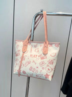 Graffiti Print Casual Tote Bag - Qu!rk Boutique