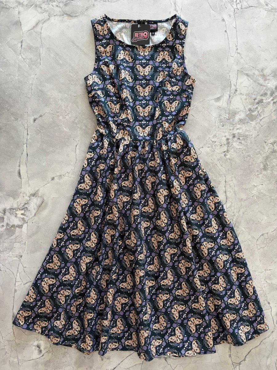Moth Midi Dress - Qu!rk Boutique