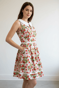 Strawberry Collared Dress - Plus Sizes only - Qu!rk Boutique