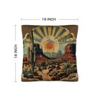Southwestern Desert Pillow Case Made in America - Qu!rk Boutique