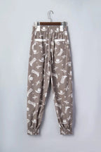Time To Frolic! Western Cowgirl Printed Vintage Drawstring Pants - Qu!rk Boutique