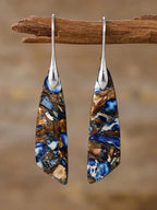 Geometrical Shape Dangle Earrings - Qu!rk Boutique