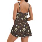 Baha Ranch Get Western Skirted Swimsuit - Qu!rk Boutique