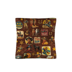 Vintage Cowboy Collage Western Throw Pillow Case Made in America - Qu!rk Boutique