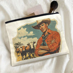 Cowboy Cattle Rancher pack of 5 Cosmetic Bags Made in America - Qu!rk Boutique