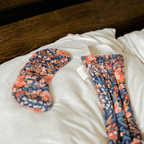 Eye Mask + Neck Wrap Bundle - Pom Blossom - Qu!rk Boutique