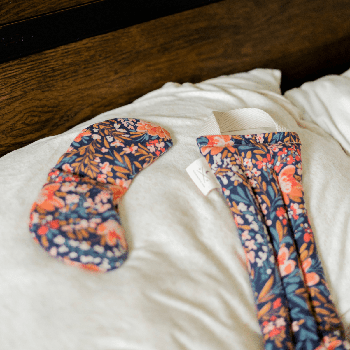 Eye Mask + Neck Wrap Bundle - Pom Blossom - Qu!rk Boutique