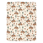 Cowboy Rodeo Western Micro Fleece Blanket 60" x 80" Made in America - Qu!rk Boutique