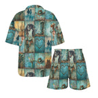 Baha Ranch Turquoise Dreams Womens Pajamas Made in America - Qu!rk Boutique