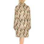 Longhorn Cactus Women's Western Bath Robe - Qu!rk Boutique