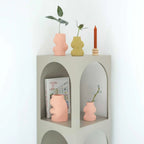 Fluxo Ceramic Vase - Medium Pink - Qu!rk Boutique