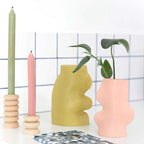 Fluxo Ceramic Vase - Medium Pink - Qu!rk Boutique