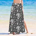 Baha Ranch Rhinestone Cowgirl Beach Swim Skirt Coverup - Qu!rk Boutique