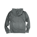 Unisex Heathered Rib Full Zip Hood - Qu!rk Boutique