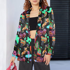 Baha Ranch Vegas Neon Women's Western Blazer - Qu!rk Boutique