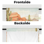 Watercolor Desert Curtains 28"x40" (2-Piece) Made in America - Qu!rk Boutique