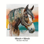 Baha Ranch War Pony Horse Velvety Soft Pillow Cover Made in America - Qu!rk Boutique