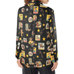 Baha Ranch Vintage Cowgirl Collage Western Blazer - Qu!rk Boutique