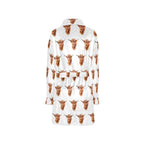 Highland Cow Women's Western Bath Robe - Qu!rk Boutique