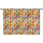 Vintage Rodeo Window Curtain 28"x40" (2-Piece) Made in America - Qu!rk Boutique