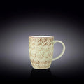 Speckled ceramic mug on dark background, Qu!rk Boutique artist-designed giftware