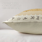 Baha Ranch Vintage Rodeo Stamp Throw Pillow Made in America - Qu!rk Boutique