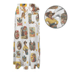 Baha Ranch Vintage Cowgirl Collage Beach Coverup Skirt - Qu!rk Boutique
