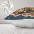 Baha Ranch Vintage Horse Velvety Soft Pillow Case Made in America - Qu!rk Boutique