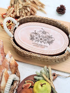 Bread Warmer & Basket - Pumpkin Oval - Qu!rk Boutique