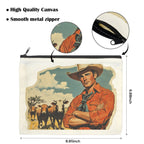 Cowboy Cattle Rancher pack of 5 Cosmetic Bags Made in America - Qu!rk Boutique